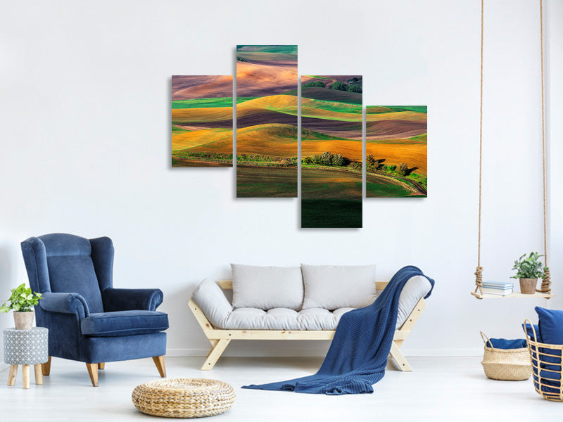 modern-4-piece-canvas-print-the-palouse