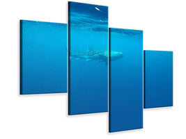 modern-4-piece-canvas-print-the-whale-shark