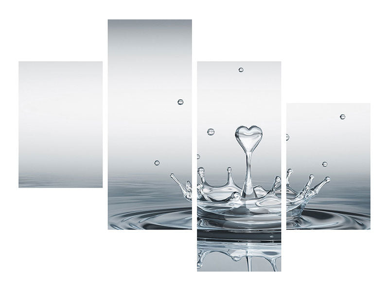 modern-4-piece-canvas-print-water-figure