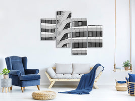 modern-4-piece-canvas-print-wavy-facade