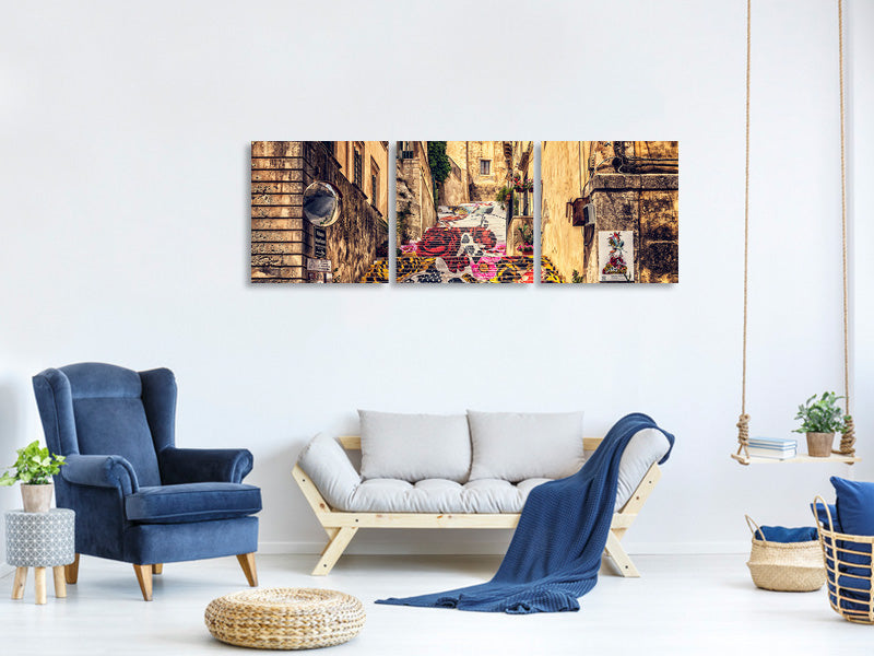 panoramic-3-piece-canvas-print-graffiti-in-sicily