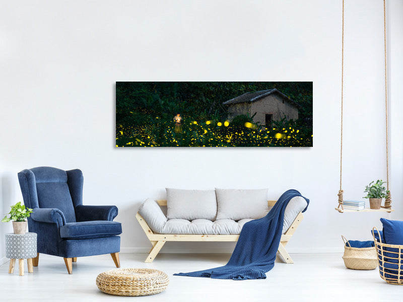 panoramic-canvas-print-a-little-girl-and-firefly