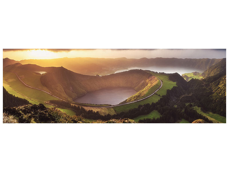 panoramic-canvas-print-azores-sete-cidades-sunset-panorama