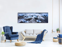 panoramic-canvas-print-blue-diamonds