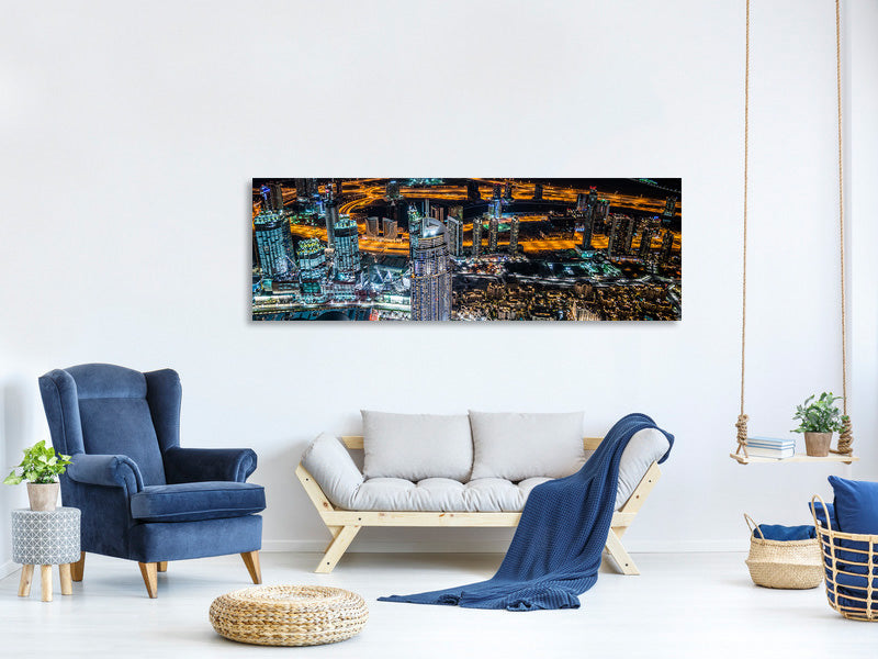 panoramic-canvas-print-dubai-night