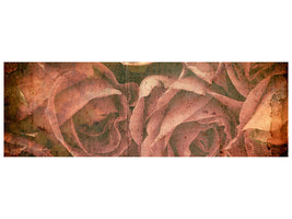 panoramic-canvas-print-rose-bouquet