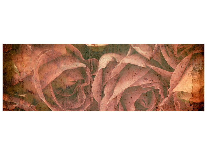 panoramic-canvas-print-rose-bouquet