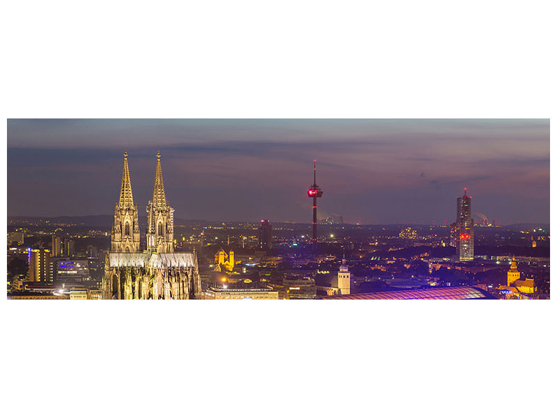 panoramic-canvas-print-skyline-cologne-cathedral-at-night