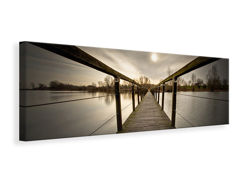 panoramic-canvas-print-the-wooden-bridge