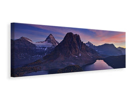 panoramic-canvas-print-twilight-at-mount-assiniboine