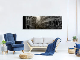 panoramic-canvas-print-walking-in-the-square