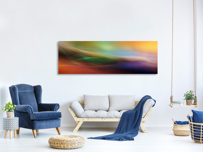 panoramic-canvas-print-watercolor-lines