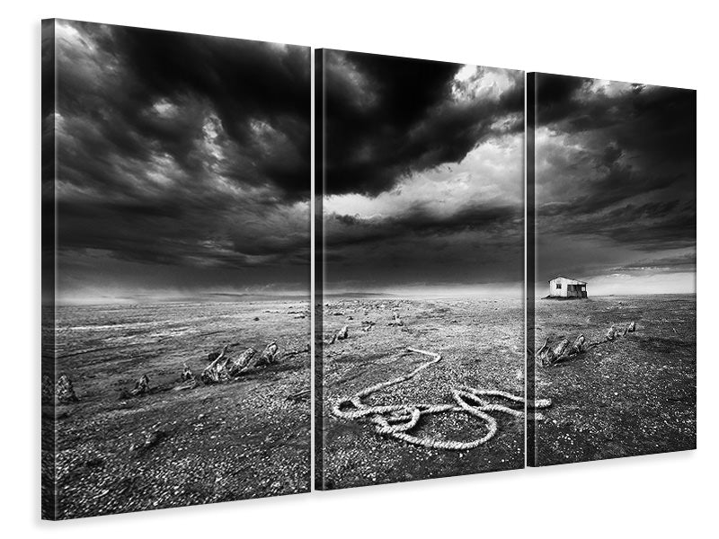 3-piece-canvas-print-abandoned