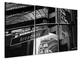 3-piece-canvas-print-at-night-on-broadway