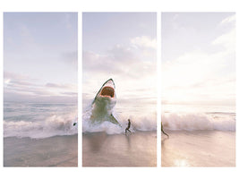 3-piece-canvas-print-beware-shark