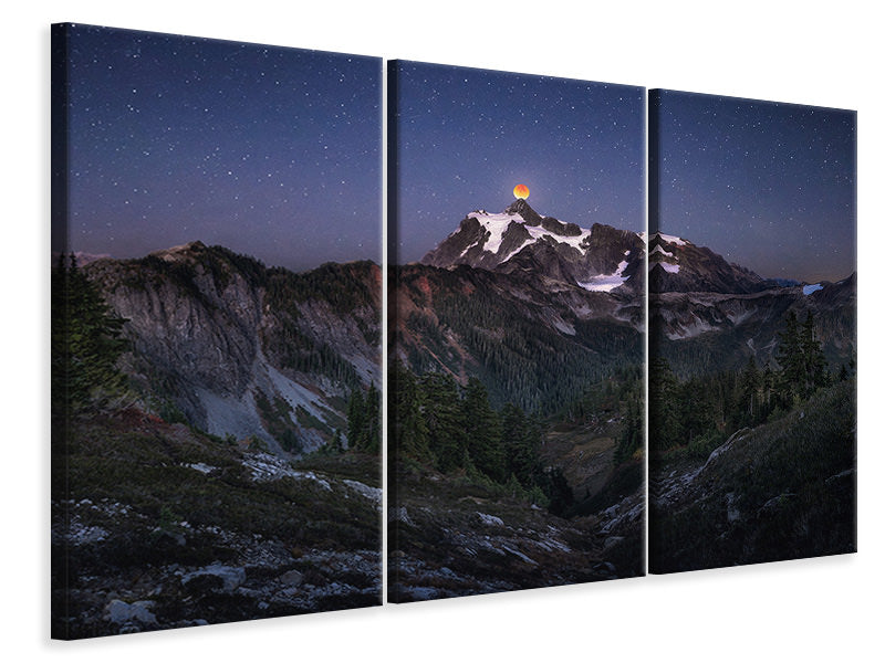 3-piece-canvas-print-blood-moon-over-mt-shuksan