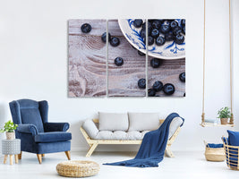 3-piece-canvas-print-blueberries