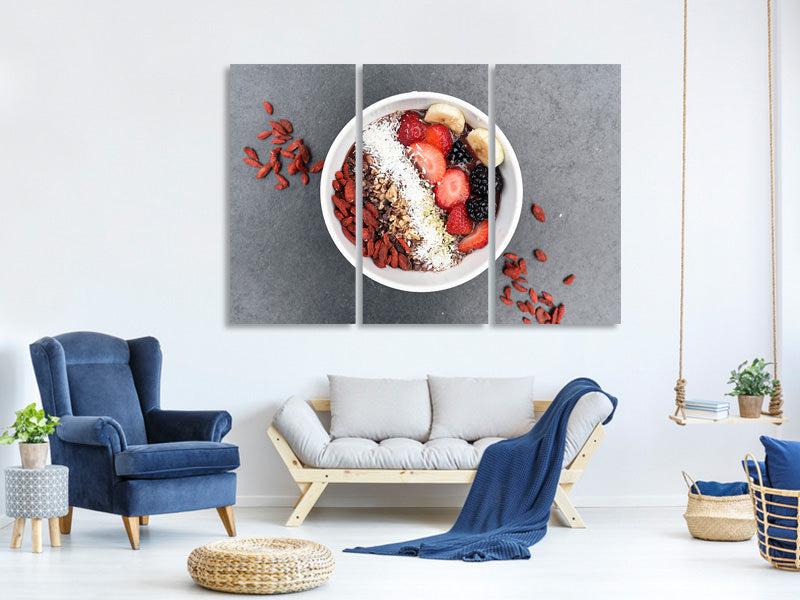 3-piece-canvas-print-breakfast-with-fruits