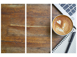 3-piece-canvas-print-coffee-to-work