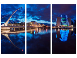 3-piece-canvas-print-dublin-samuel-beckett-bridge