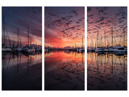 3-piece-canvas-print-evening-mood-in-the-harbor