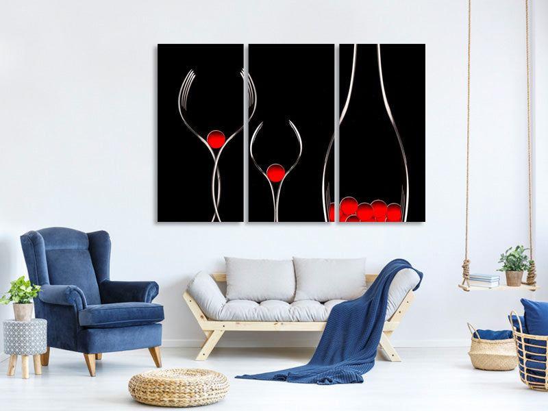 3-piece-canvas-print-fork