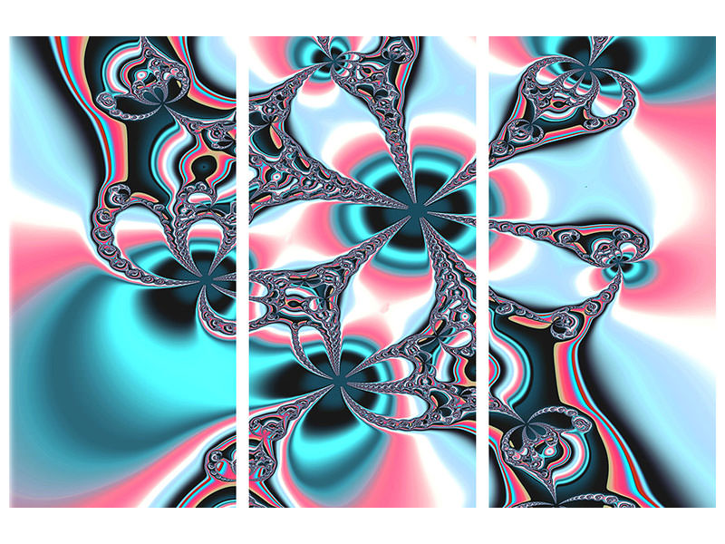 3-piece-canvas-print-fractal-art