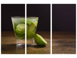 3-piece-canvas-print-fresh-caipirinha