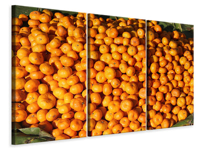 3-piece-canvas-print-fresh-mandarins