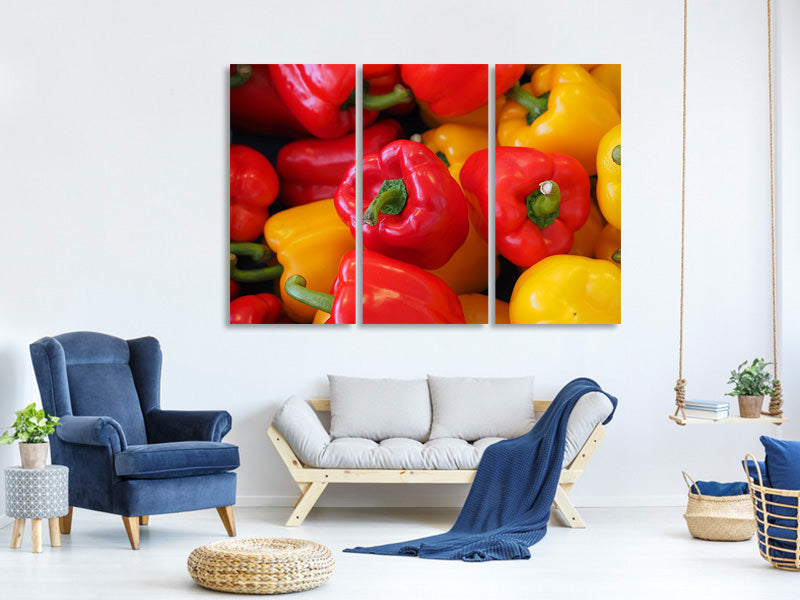 3-piece-canvas-print-fresh-sweet-pepper