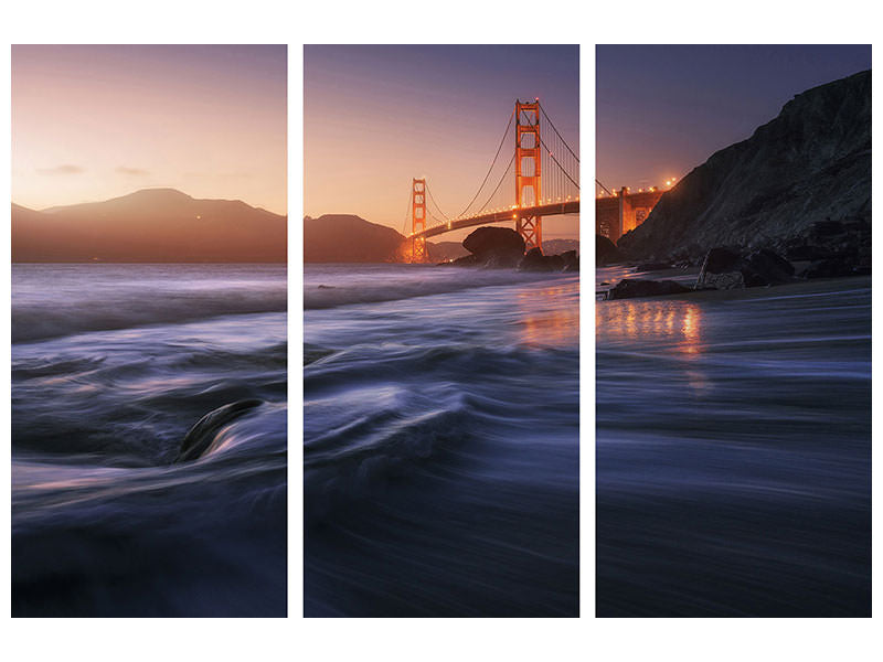 3-piece-canvas-print-golden-beach