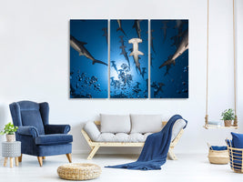 3-piece-canvas-print-hammerhead-shark