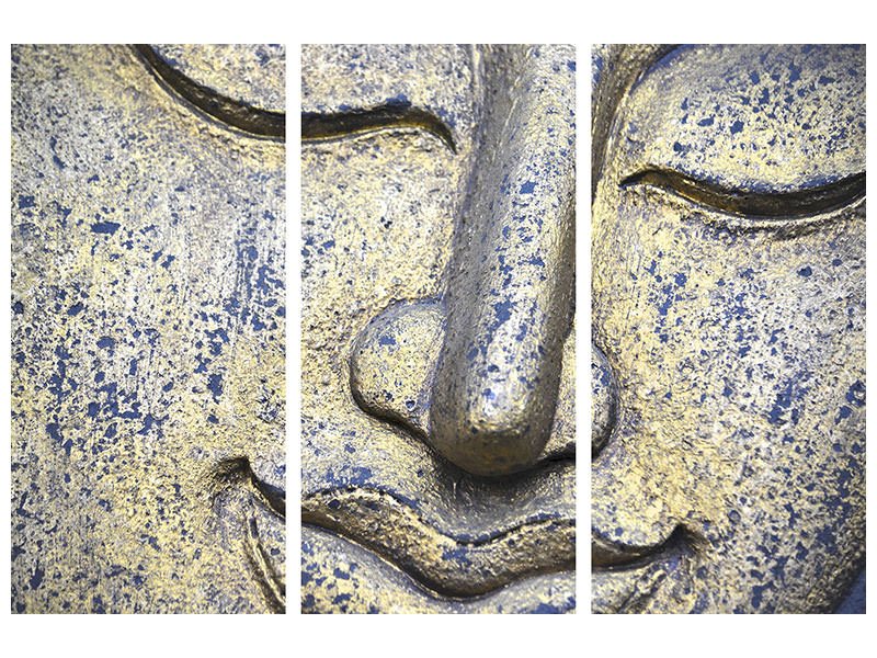 3-piece-canvas-print-head-of-a-buddha-in-xxl