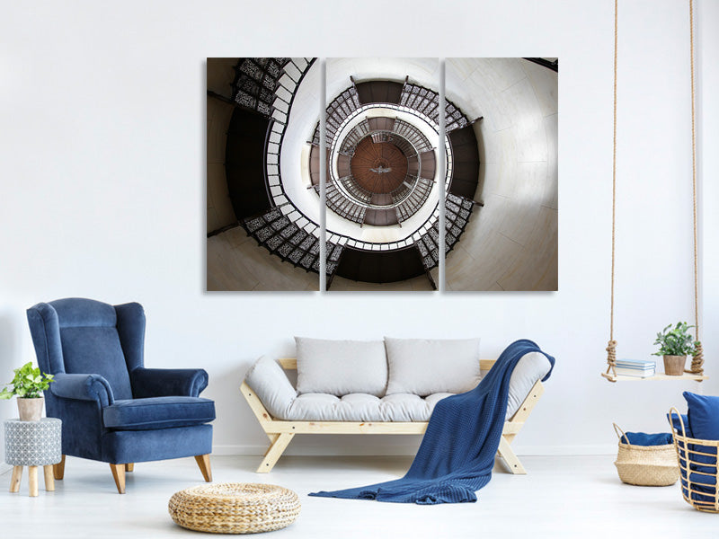 3-piece-canvas-print-impressive-spiral-staircase