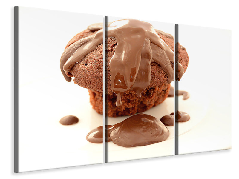 3-piece-canvas-print-muffin-with-chocolate