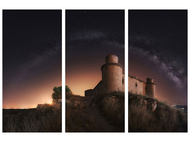 3-piece-canvas-print-night-in-the-old-castle