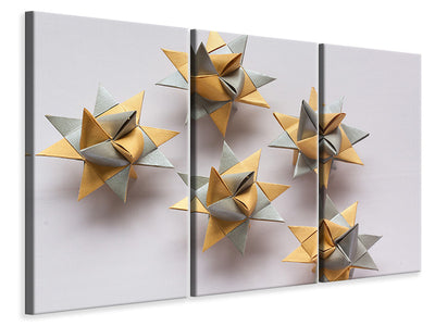 3-piece-canvas-print-origami-stars