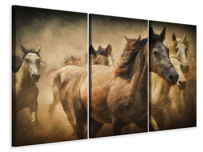 3-piece-canvas-print-painting-wild-horses