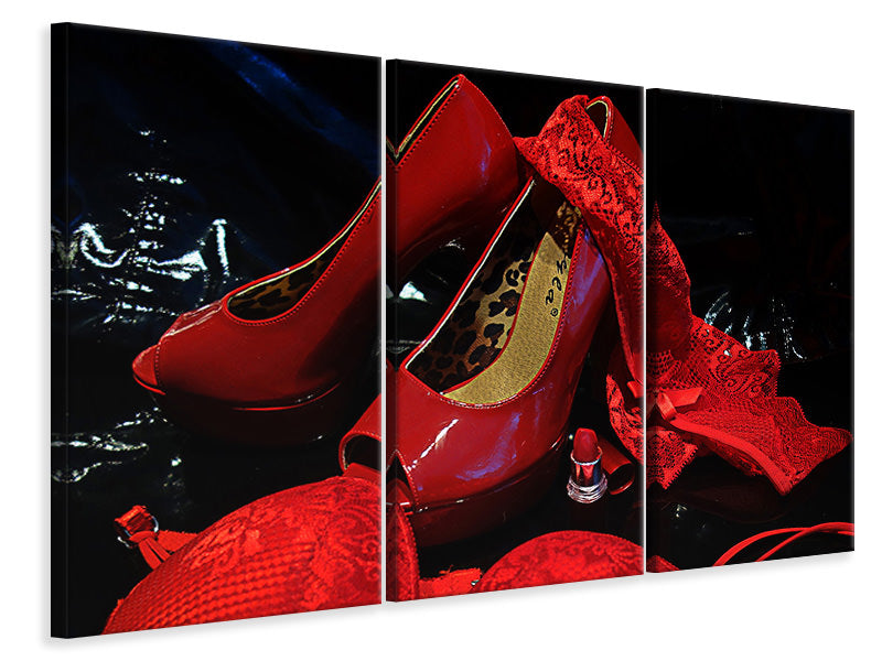 3-piece-canvas-print-red-high-heels