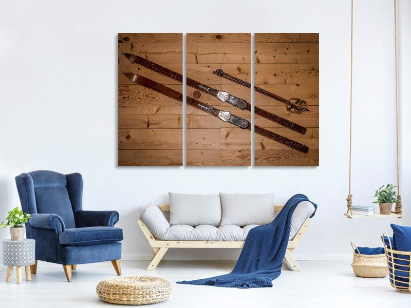 3-piece-canvas-print-retro-ski