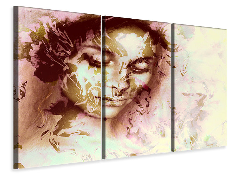 3-piece-canvas-print-romantic-portrait-of-a-beauty