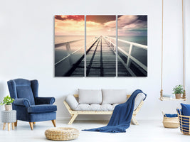 3-piece-canvas-print-romantic-wooden-walkway