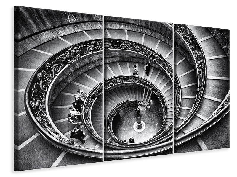 3-piece-canvas-print-stairs-in-the-vatican