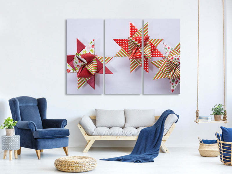 3-piece-canvas-print-star-origami