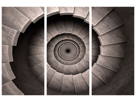 3-piece-canvas-print-stone-spiral-staircase