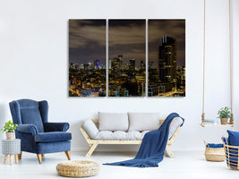 3-piece-canvas-print-tel-aviv-in-the-evening