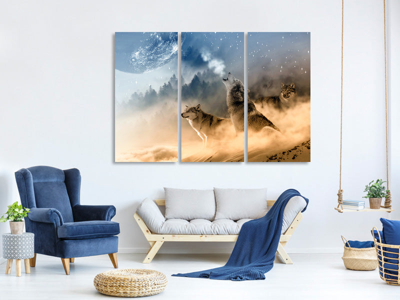 3-piece-canvas-print-the-world-of-wolves