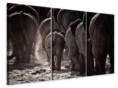 3-piece-canvas-print-walking-home