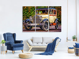 3-piece-canvas-print-well-kept-classic-car