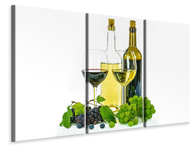 3-piece-canvas-print-white-wine-and-red-wine